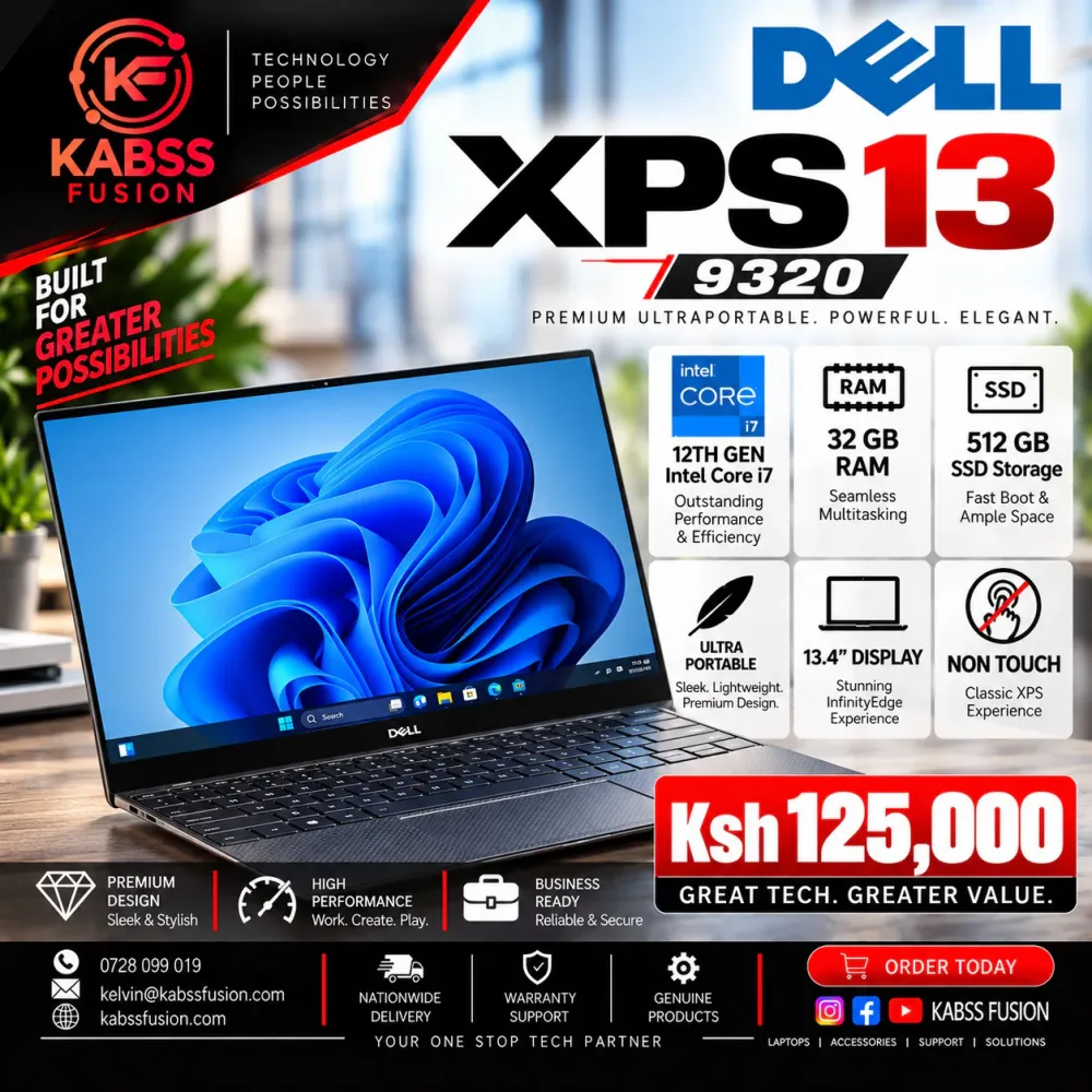 Dell XPS 13 9320 for sale in Nairobi