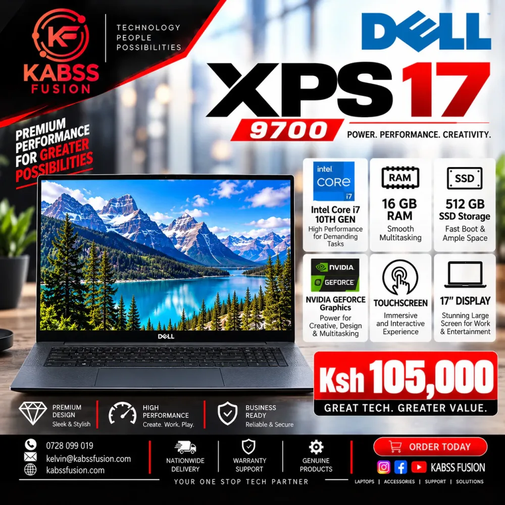 Dell XPS 17 9700 for sale in Nairobi