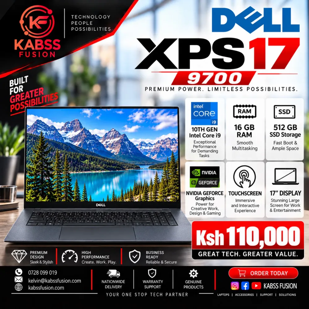 Dell XPS 17 9700 for sale in Nairobi