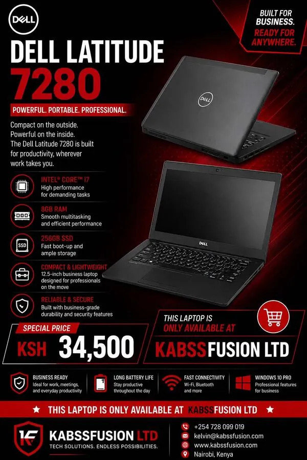 Dell Latitude 7280  — Core i7 for sale in Nairobi
