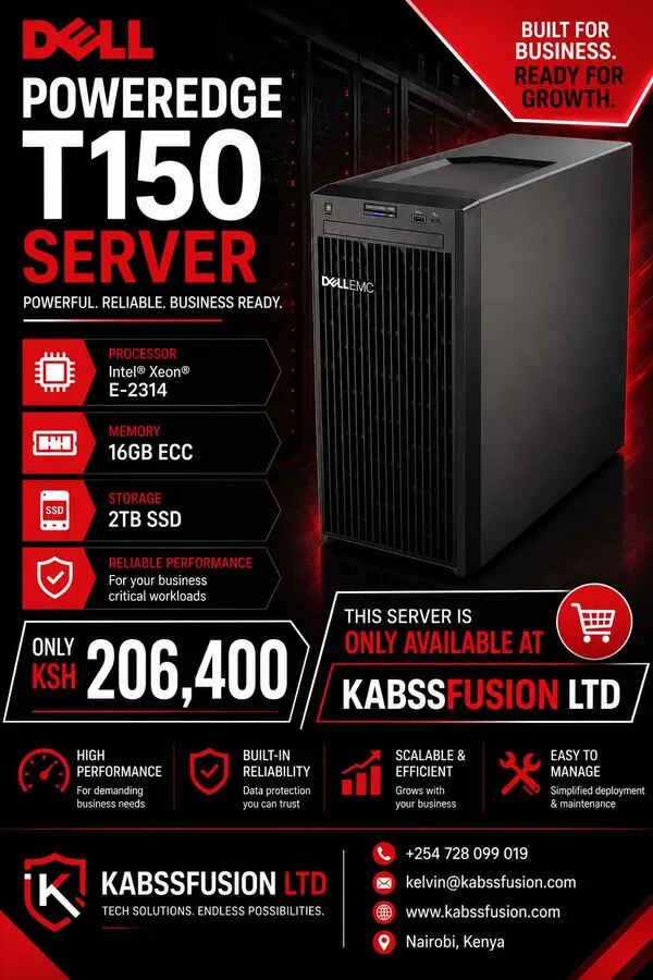 Dell PowerEdge T150 Tower Server for sale in Nairobi