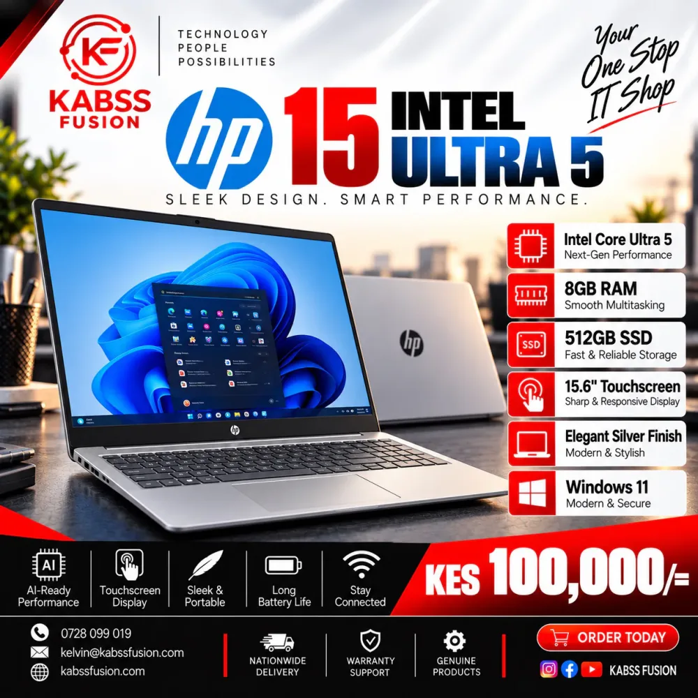 HP 15 Intel Ultra 5 for sale in Nairobi