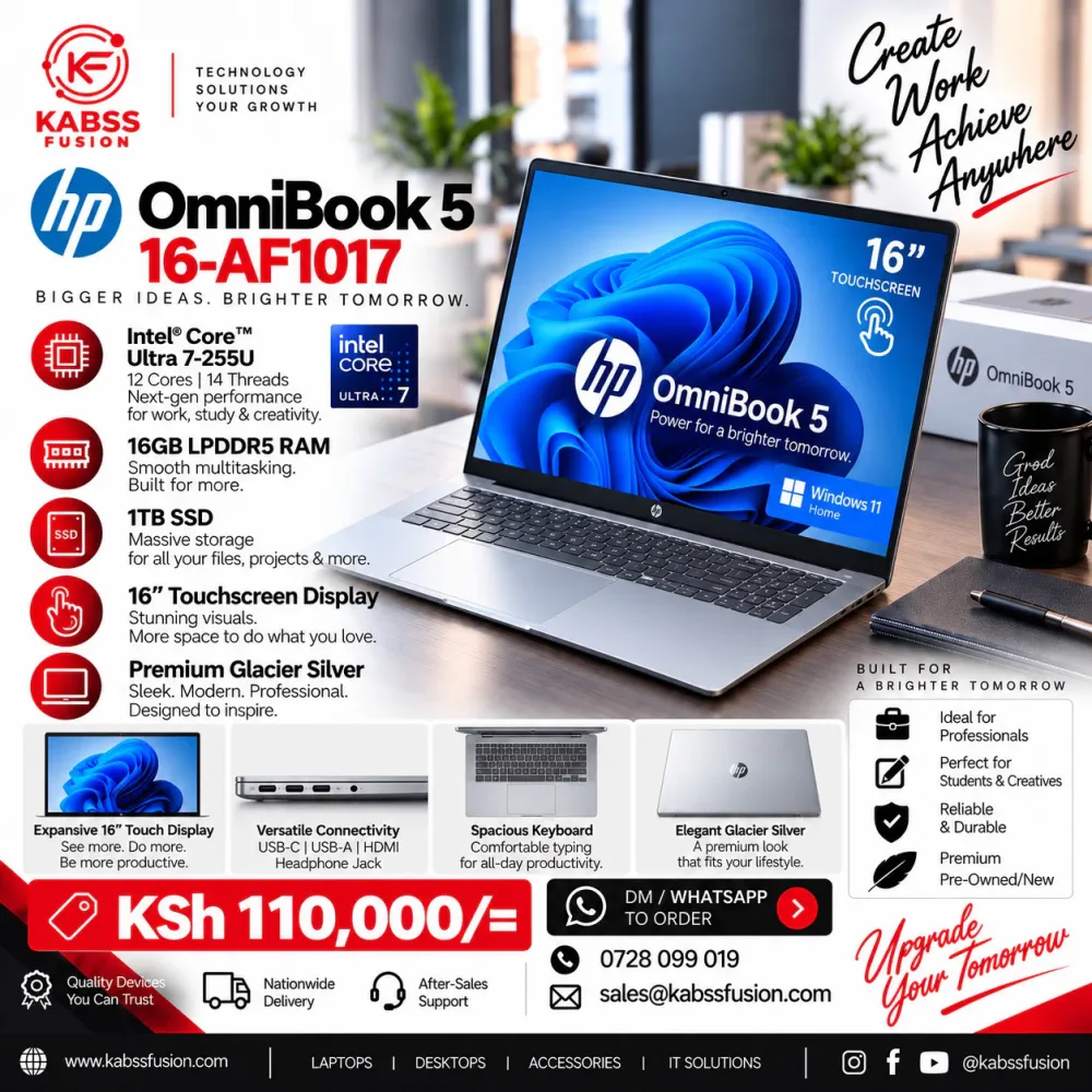 HP OmniBook 5 16-AF1017 for sale in Nairobi
