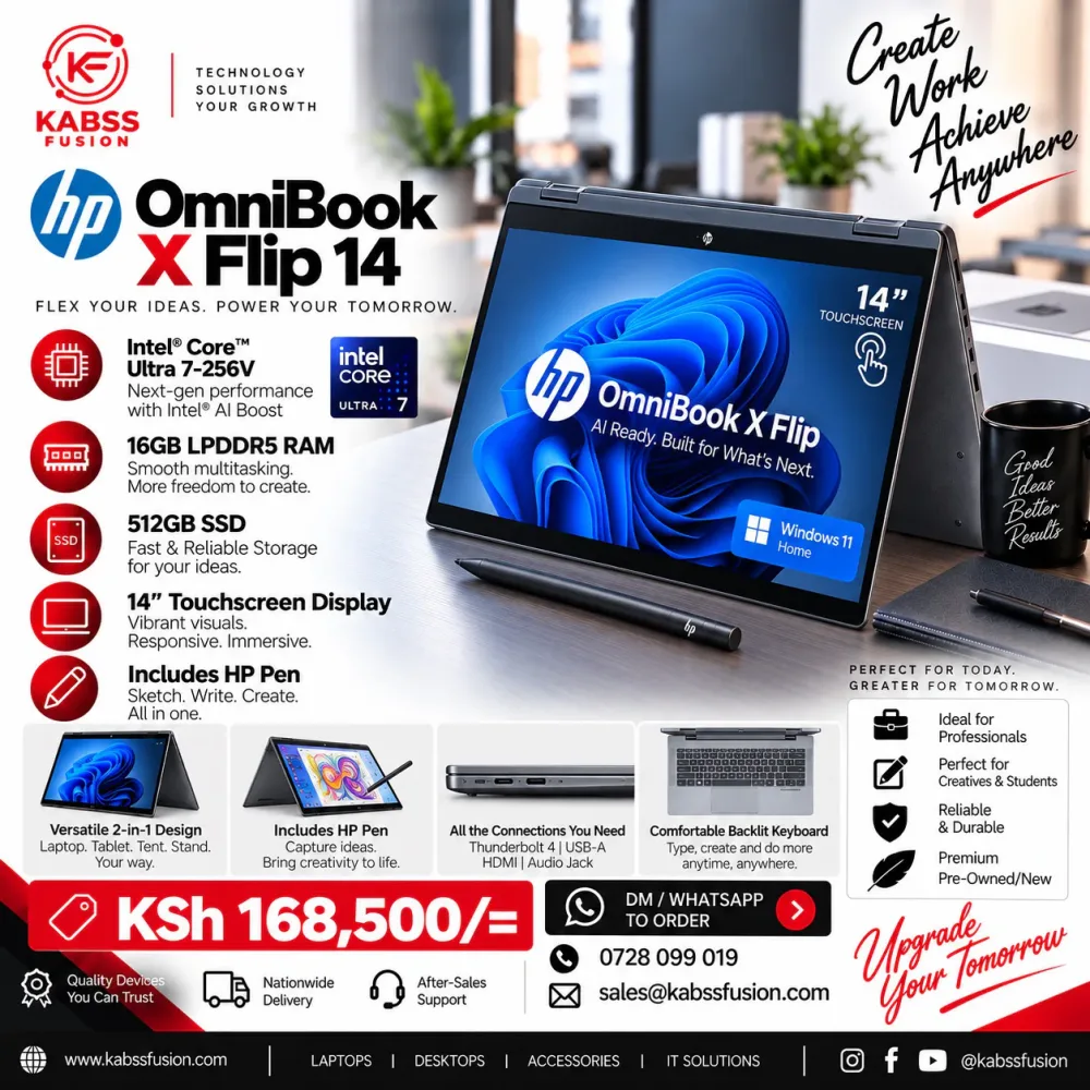 HP OmniBook X Flip 14 for sale in Nairobi