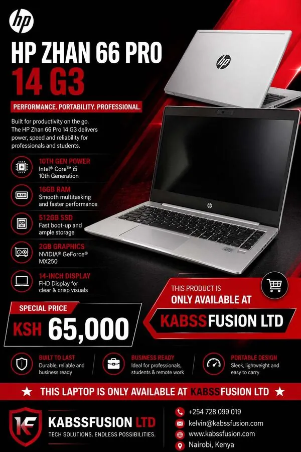 HP Zhan 66PRO 14G3" Core i5 — 10th Gen for sale in Nairobi