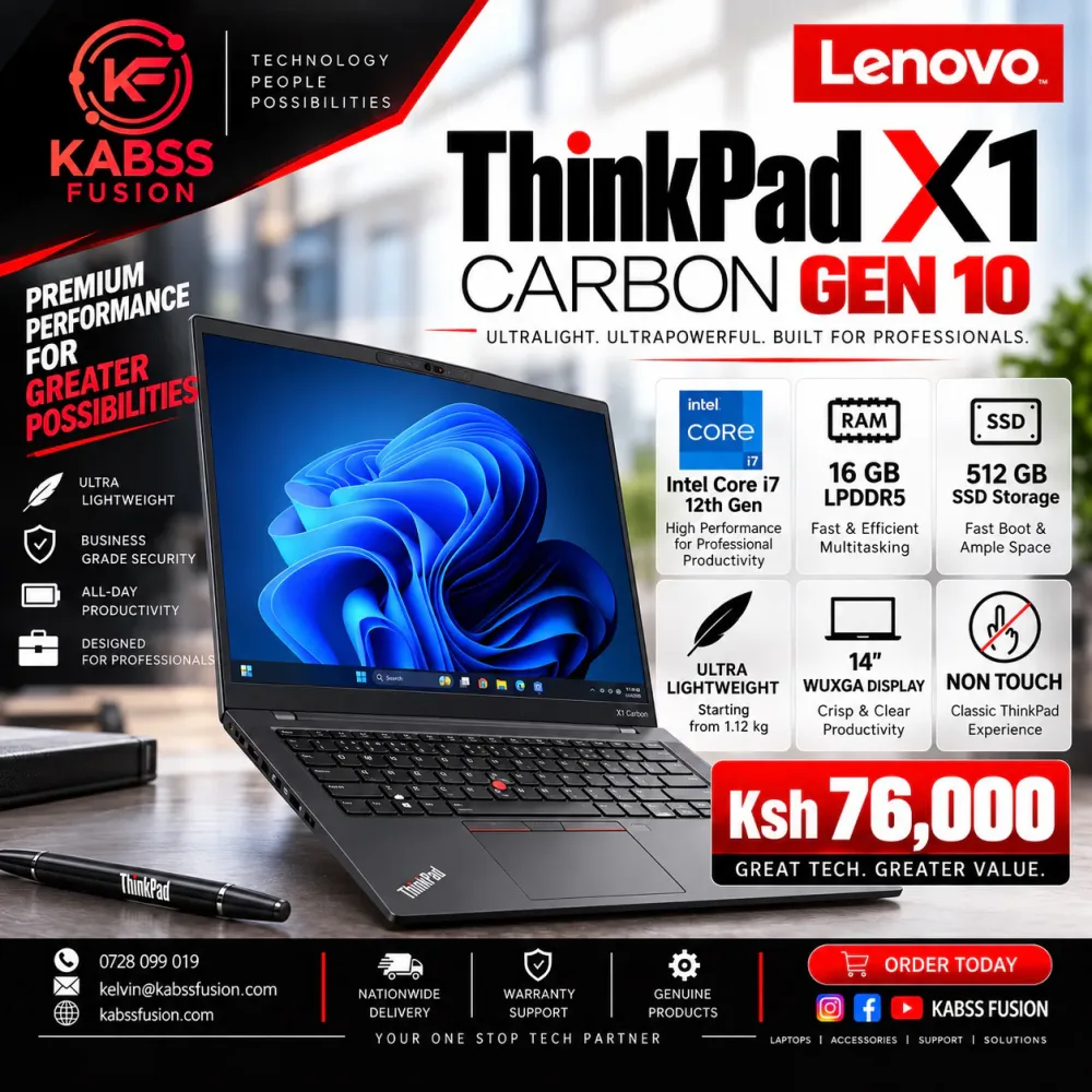 Lenovo ThinkPad X1 Carbon for sale in Nairobi