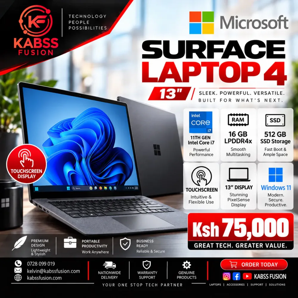 Microsoft Surface Laptop 4 13" for sale in Nairobi
