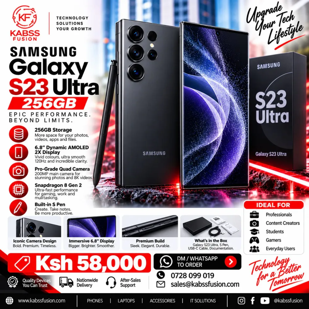 Samsung Galaxy S23 Ultra 256GB Storage for sale in Nairobi