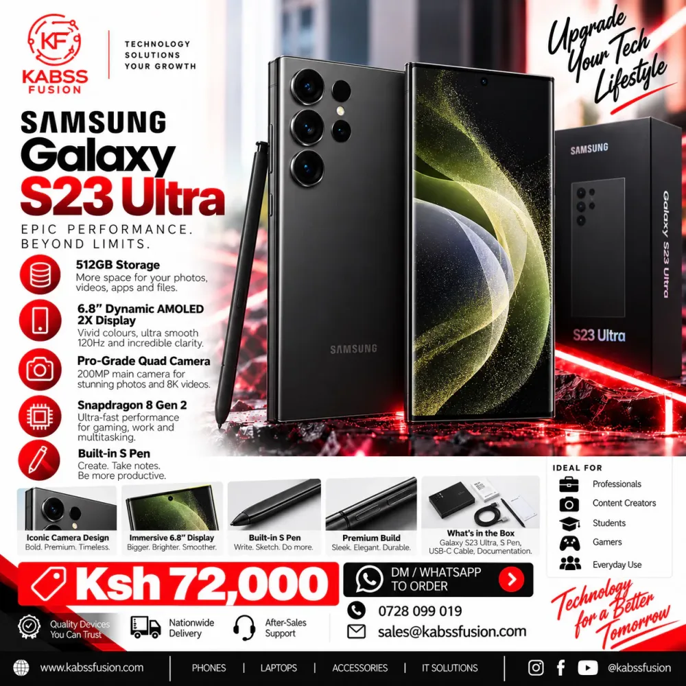 Samsung Galaxy S23 Ultra 512GB Storage for sale in Nairobi