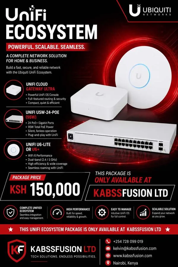 Ubiquiti UniFi Office Network Kit for sale in Nairobi
